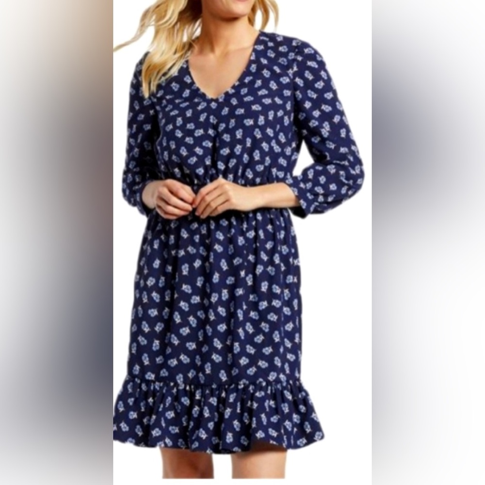Draper James Navy Blue dress Size M